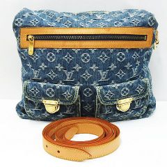 美品 希少 廃盤 LOUIS VUITTON ルイ ヴィトン モノグラムデニム バギーGM ハンドバッグ ショルダーバッグ M95048 SR0016 ストラップ2本付き レディース ★2859 B000001-0602①