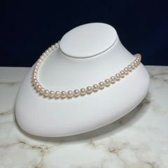 2AB31 本真珠パール ネックレス SILVER - メルカリ