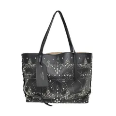 【名東】【JIMMY CHOO】ジミーチュウ ツイスト イーストウエスト トートバッグ ブラック スタースタッズ 黒色 シルバー金具 レディース メンズ その他【中古】のサムネイル