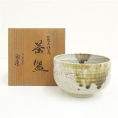 虫明焼 茶碗 在銘 茶道具 (付属品：共箱、共布) - メルカリ