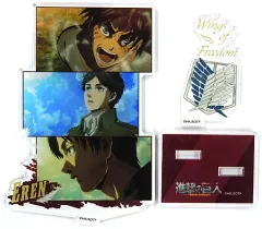 【中古】アクリルスタンド・アクリルパネル エレン・イェーガー 「進撃の巨人×cookpadLive cafe 巨人祭vol.2 アニメ場面写真アクリルスタンド」