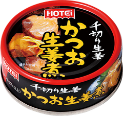【5缶】ホテイフーズ かつお生姜煮 タイ産 70g HOTEI 缶詰 備蓄 防災 総菜