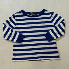 【90cm】Polo Ralph Lauren Stripe L/S Shirt / ポロ　ラルフローレン　ボーダー　長袖　カットソー　ロンT