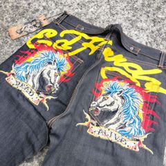 32x32 エドハーディ デニム RDMBL DED/ALIVE HRS DNM - メルカリ