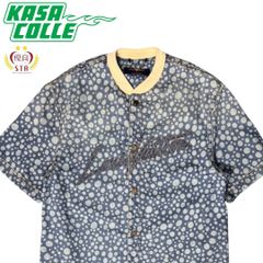 【LOUIS VUITTON】ルイ・ヴィトン ✕ 草間彌生 インフィニティドット デニムシャツ Yayoi Kusama Infinity Dots  インディゴブルー コットン 正規品