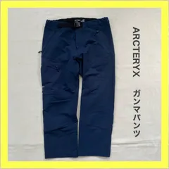 ARC'TERYX 　アークテリクス　ガンマパンツ　クライミングパンツ　長ズボン　アウトドアパンツ　ストレッチパンツ　トレッキングパンツ　アウトドア　キャンプ　登山　山岳　トレッキング　ハイキング　クライミング　ネイビー　メンズ　M