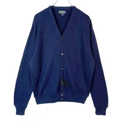 90s usa製 ランズエンド コットンカーディガン ネイビー 90s 90年代 ランズエンド 紺 ネイビー | ビンテージ古着屋Feeet