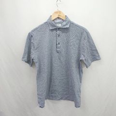 ◇ ⊂ BEAMS HEART ビームス ハート カジュアル系 大人 半袖 無地ポロシャツ サイズXL ブルー系 メンズ E 【1507080012910】のサムネイル