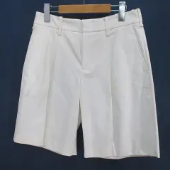 グッチ GUCCI ショートパンツ 38 白系 ホワイト ジップフライ 綿 コットン ストレッチ ポケット イタリア製のサムネイル
