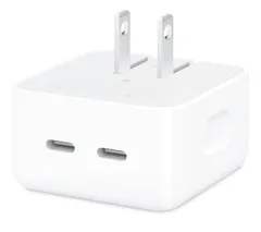 新品 デュアルUSB-Cポート搭載35Wコンパクト電源アダプタ Apple