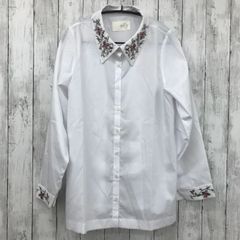 【 n'OrLABEL 】ノアールレーベル n'OrLABELオリジナル刺繍カラーシャツ