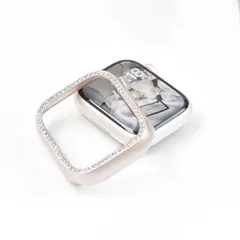 新品 【2枚入り】Apple Watchケース 44mm アップルウォッチ カバー キラキラ アップルウォッチ フレームカバー 超簿軽量 装着簡単 PC材質 Apple Watch series6/SE/5/4 保護バンパー