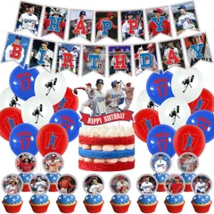 【数量限定】クリスマス ハロウィン 大人 学生 子供 部屋装飾 飾りセット ハッピーバースデー お祝い ケーキトッパー ガーランド 装飾 バルーン 飾り 飾り パーティー 誕生日会 パーティー BIRTHDAY HAPPY 応援グッズ 野球パーティー スポーツ