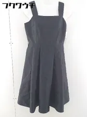 ◇ PEYTON PLACE ペイトンプレイス サイドジップ ノースリーブ 膝丈 ワンピース サイズM ブラック レディース  【中古】 【1112020001260】