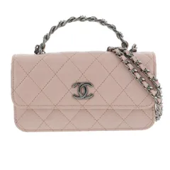CHANEL （シャネル） マトラッセ フォンショルダーバッグ バッグ ショルダー/メッセンジャーバッグ AP3642 MATELLASE ラムスキン Pink ピンク used:A 【中古】のサムネイル