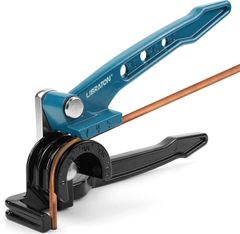 【正規品（新品）】LIBRATON パイプベンダー 銅管ベンダー 1/4" 5/16" 3/8" 軟質金属パイプ用ベンダー 180度曲げ可能 エアコン配管工具 銅 真鍮 アルミ 薄鋼管対応
