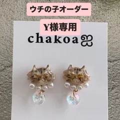 Y様専用 ウチの子オーダー ピアス