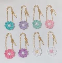 【No.138】10cm ぬいぐるみ用 ポシェット お花 ①