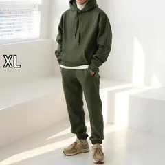 [XL]秋冬 コーデ メンズ  服 シンプル ファッション オシャレ 大人 かっこいい 大きいサイズ ストリート 紳士服 厚手 フード付き スウェットシャツ パーカー コート 韓国スタイル スポーツ スーツ カジュアル ズボン