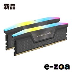 CORSAIR コルセア VENGEANCE RGB 32GB 2x16GB DDR5 DRAM 6000MT/s CL36 AMD EXPO & Intel XMP CMH32GX5M2E6000Z36 (2653126)のサムネイル