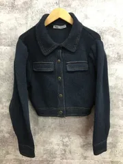 ZARA ザラ デニムエフェクトニットカーディガン【4397-004】