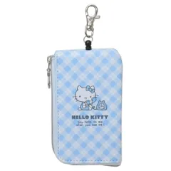 【メール便】ハローキティ 定期入れ キー＆パスポーチ みずいろ 電話チェック サンリオ マリモクラフト 通勤 通学 キャラクター グッズ 