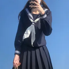 セーラー服 女子高生 上下 3点セット 長袖 スカート 女子制服 学院風 JK制服 学生服 コスプレ 高校生 コスプレ可愛い レディース 衣装 JK服 学園祭 大人 清純派 文化祭 クリスマス ハロウィン コスチューム衣装 yunrui13