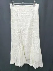 ◇ PROPORTION BODY DRESSING レース ロング マーメイド スカート サイズM アイボリー レディース P  【1407260039457】