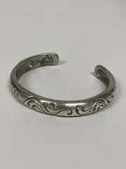 SAAD サード バングル 925 シルバー ブレス 太陽神 ホイール ナバホ族 良品 SAAD サード バングル 太陽神 1Pダイヤモンド シルバー925