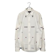 LOUIS VUITTON ルイ・ヴィトン 総柄 長袖 シャツ RM181Q FFK HES48W XL ホワイト/マルチ