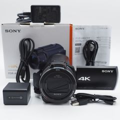 ★極上品・元箱付き★SONY ソニー 4K ビデオカメラ Handycam FDR-AX45A ブラック #2618