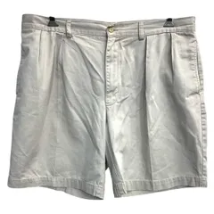 POLO RALPH LAUREN チノショートパンツ W40 ポロラルフローレン ライトベージュ コットン 古着卸 アメリカ仕入 2503-799