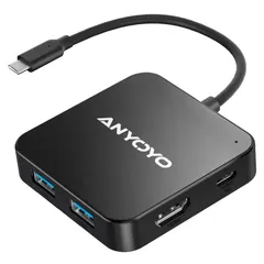 新品 ノートパソコンおよびその他のUSB Cハブマルチポートアダプター USB USB USB USB Cデバイス用タイプCハブ USB Pro/Air用 MacBook C 1 3.0 ライターUSB A 3 PD 100W HDMI Cドングル 30Hz