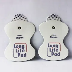 【衝撃の純正品の1/5の価格！】オムロン ロングライフパッド HV-LLPAD用 低周波治療器 粘着パッド 2組4枚 オムロン製にそのまま使える互換製品 OMRON エレパルスにのサムネイル
