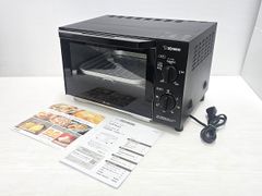 【中古品】 象印 ZOJIRUSHI オーブントースター こんがり倶楽部 ピザ グラタン トースト2枚 EQ-AH22 2024年製 マットブラック ○YR-19078○