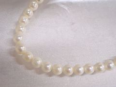 パールネックレス　SILVER