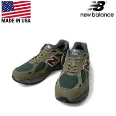 【期間限定価格】ニューバランス M990GP3 USA スニーカー 緑 190303