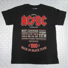 オフィシャル バンドTシャツ AC/DC Minnesota '80 ブラック 黒