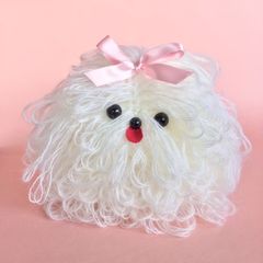 ハンドメイド ふわふわペキニーズのぬいぐるみ バブーシュカ - メルカリ