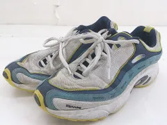 ◇ Reebok DAYTONA DMX VECTOR DV3890 スニーカー シューズ サイズ28.5cm ホワイト系 ブルー系 イエロー系 メンズ  【1204220004032】