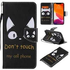 【迅速発送】iPhone 14 pro max ケース 手帳型 レザー スマホケース 猫 プリント カバー アイフォン14 プロ マックス wbao