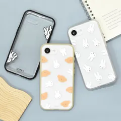 ミッフィー iPhone16e クリア 透明 ケース カバー ボリス おしゃれ かわいい 可愛い MF-574 【ゆうパケットにて7営業日以内発送】のサムネイル
