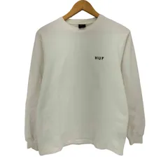 ハフ HUF ロゴ刺繍 ヘビーウェイト L/S Tシャツ メンズ JPN：S 