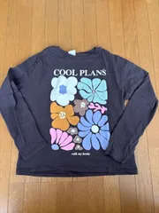 ZARA フラワー　ロングTシャツ　XS