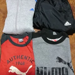 131 160cm PUMA ADIDAS 4枚セット スポーツブランドまとめ売り