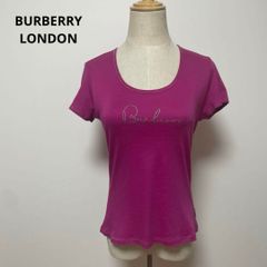 バーバリーロンドン Tシャツ レディース サイズ2 M パープル 紫 