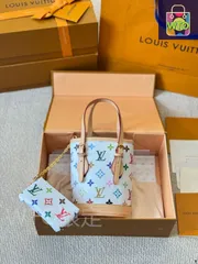 【今日特価】LV Mini White Multicolore Bucket Bag - LV ミニ ホワイトマルチカラー バケットバッグ-WTO輸入