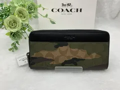 2024年最新】コーチ 長財布 COACH ラウンドファスナー 長財布 迷彩