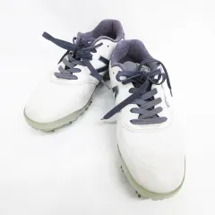 ニューバランス NEW BALANCE ゴルフ ゴルフシューズ スパイク MG996WN ホワイト ネイビー 白