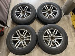 【2505020】KYOHO PPX PR-06 15インチ 6J +33 PCD139.7 6H + DUNLOP SP175N 195/80R15 2018年 6.5mm ハイエース レジアスエース 等